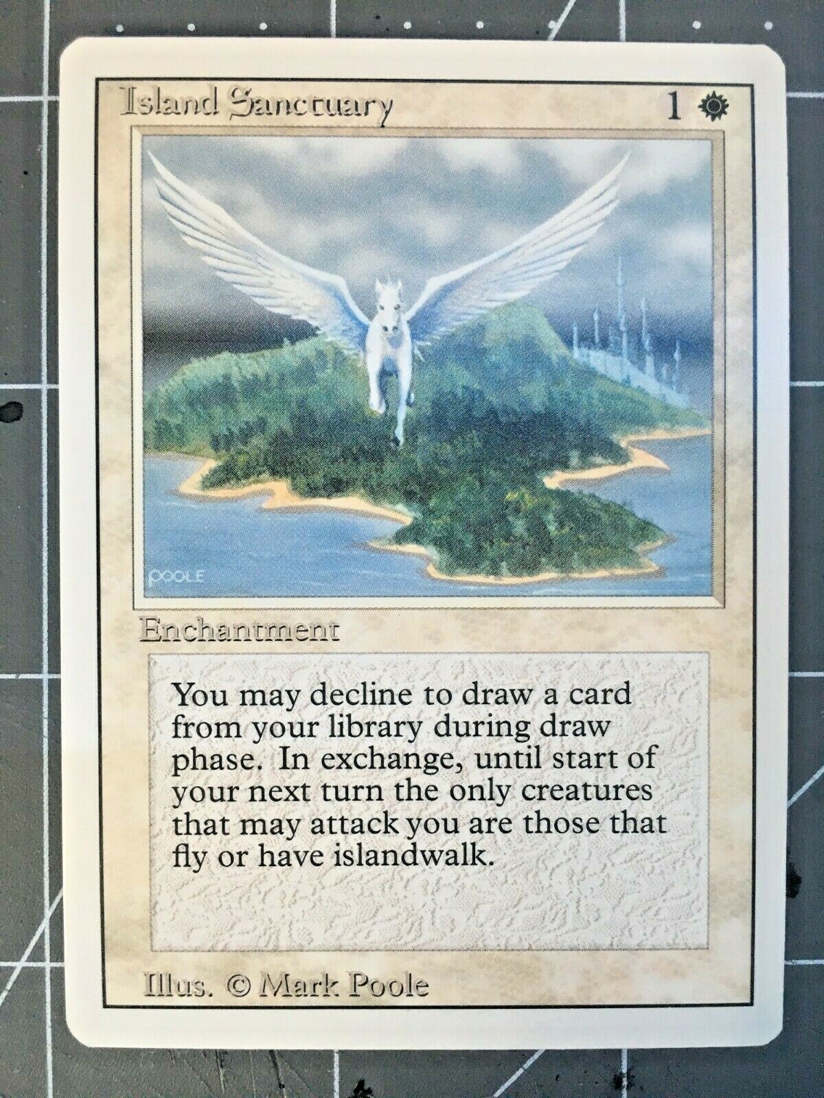Island Sanctuary NM, MTG Revised Edition English,