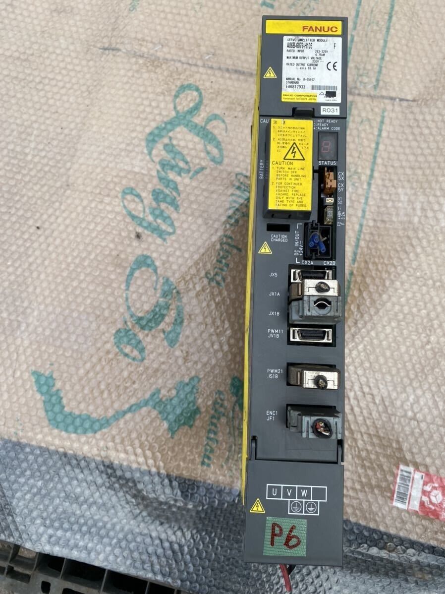 FANUC A06B-6079-H105 F Servo Amplifier MODULE Not tested FANUC A06B-6079-H105 F Servo Amplifier MODULE Not tested