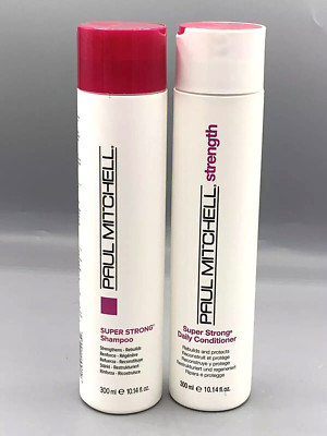 Paul Mitchell Super Strong Shampoo and Conditioner 10.14 oz ~FREE SHIPPING~