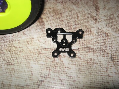 RC Racing Grade DHawk Associated RC8B3 Top Plate Alum Black (1) 81030 Used