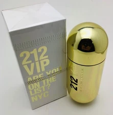 CAROLINA HERRERA 212 VIP ARE YOU ON THE LIST? NYC EAU DE PARFUM 2.7 FL.OZ/80 ML