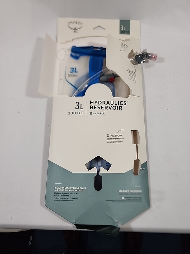 Osprey Hydraulics 3L Backpack Water Reservoir with Bite Valve FREE