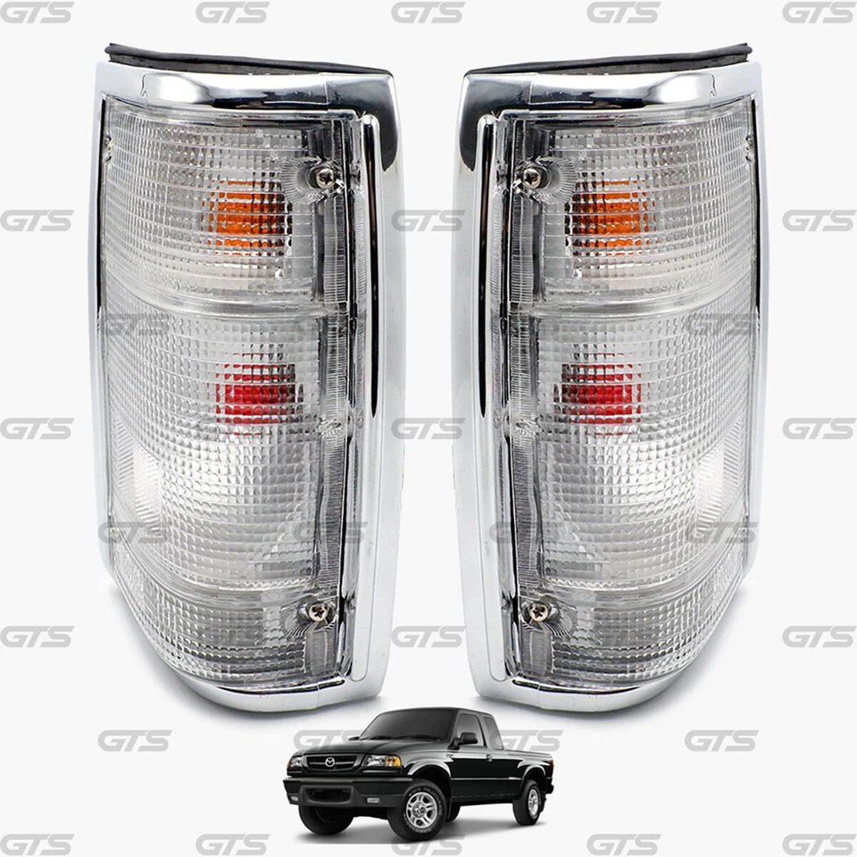 Rear Tail Light Lamp Chrome For Mazda B2000 B2200 Fighter B2500 1986 '97 Foto 4 de 4