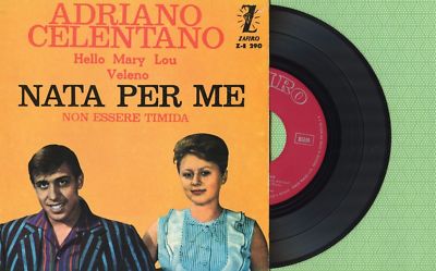 ADRIANO CELENTANO / Nata Per Me, Mary Lou Zafiro Z-E 290 Press Spain 1962 EP EX