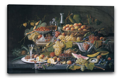 Kunstdruck Severin Roesen - Stillleben: Früchte
