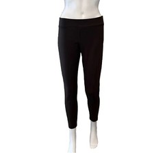Ann Taylor Brown Lounge Pants Medium travel pull on stretchy Soft  Comfort Chic