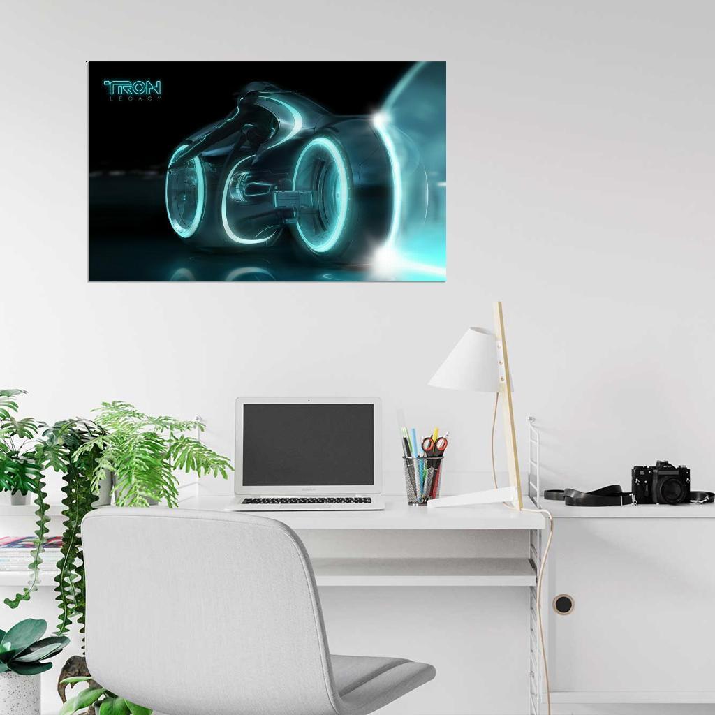 62289 tron legacy light bike Wall Decor Print Poster | eBay