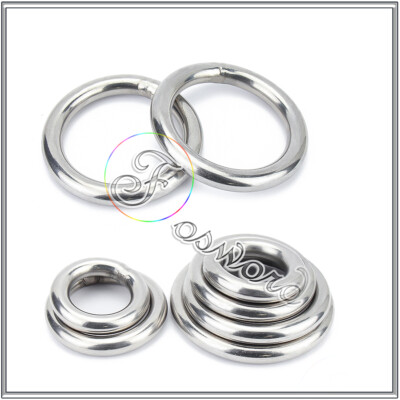 A2 Stainless Steel Metal O Ring Seamless Solid Circle Wire-φ 3 4 5 6 8 10mm 304