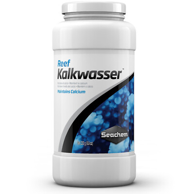 Seachem Reef Kalkwasser 250 grams Powder Maintain Natural Seawater Calcium Level