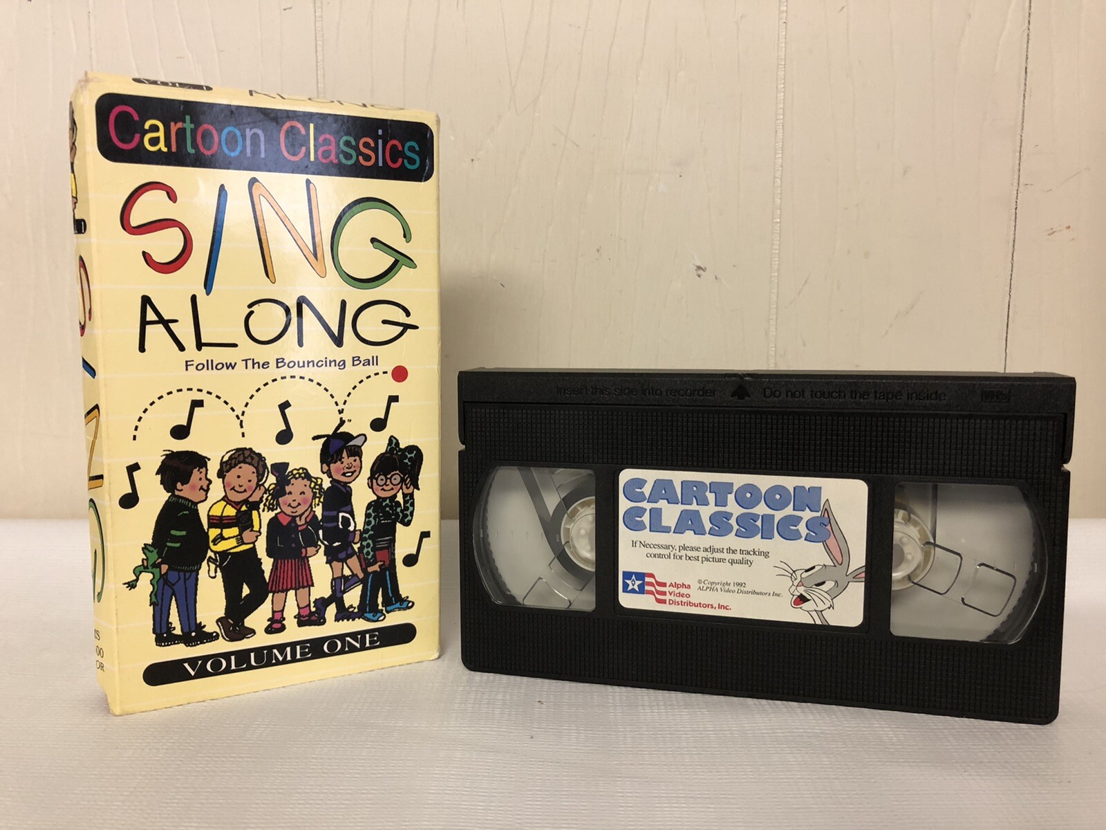 Cartoon Classics Sing Along Follow Bouncy Red Ball VHS Tape HTF RARE Film Movie eBay