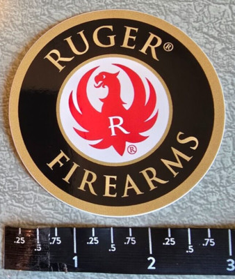~Not Repro - Ruger Firearms Rifle Handgun Vinyl Decal Sticker Shot Show