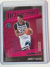 2019-20 PANINI STATUS NEW BEGINNINGS ROOKIE RED SP JARRETT CULVER TIMBERWOLVES