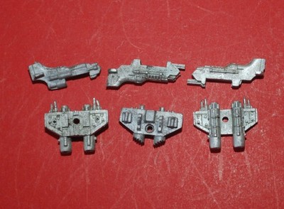 Epic 40k, 40.000 - Imperial - 3x Classic Metal Thunderbolt Fighter, Fighters #A