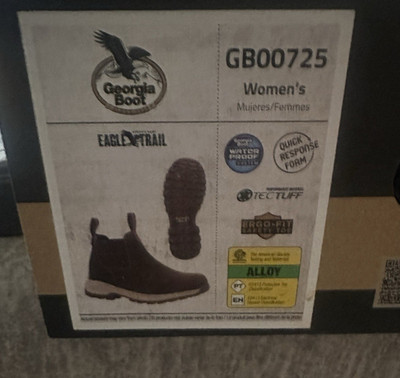 Georgia Boot GB00725 Waterproof Protective Toe Chelsea Boots Brown Women