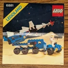 LEGO Space: Lunar Rocket Launcher (6881), complete, manual, damaged box