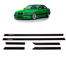 T�rleisten Set Schwarz Zierleisten Passend f�r BMW E36 Limousine Touring