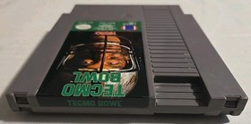 Vintage 1985 Original Nintendo NES Tecmo Bowl Video Game UNTESTED