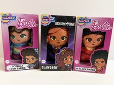 BARBIE MICRO TEENIES Plush 1st black Barbie Clawdeen Wolf Monster Totally Hair