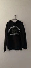 Black Chrome Hearts Triple Cross Hoodie