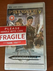 PSP UMD Movie - Private Gladiator - All Regions - Playstation Portable - Rare