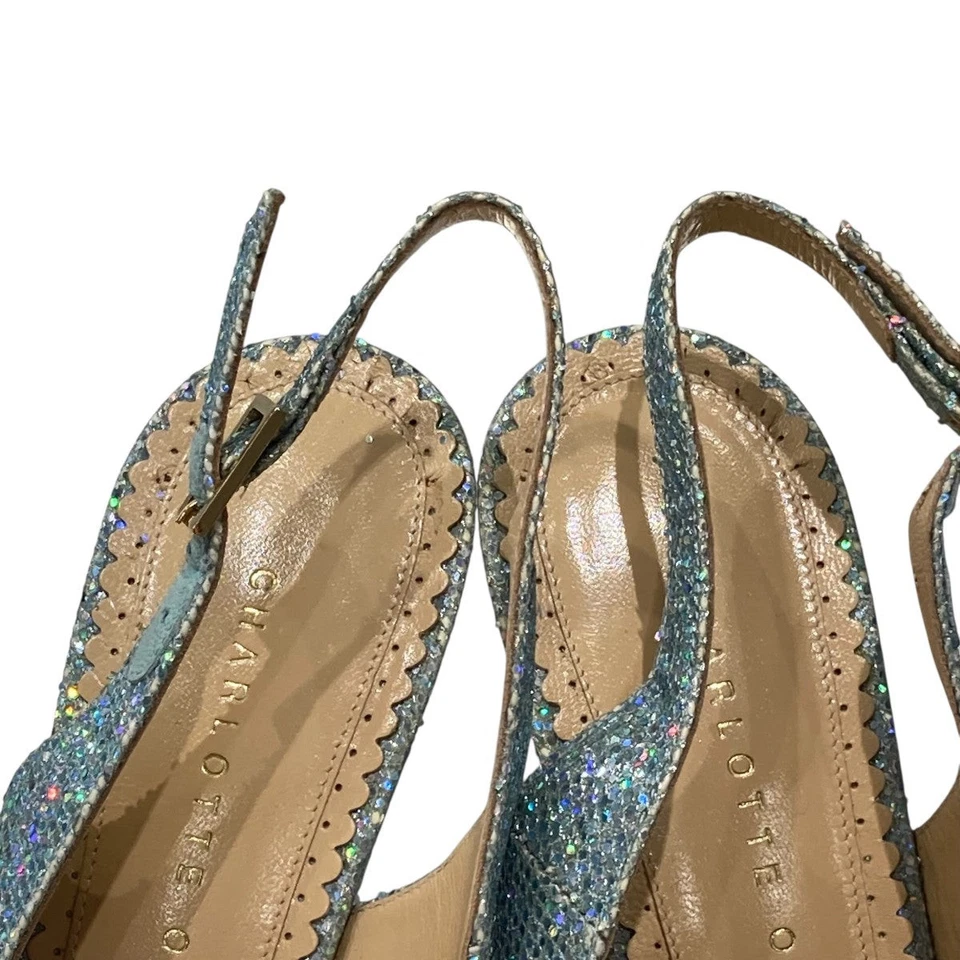 Zapatos de salón Charlotte Olympia para mujer talla 37 azules Foto 4 de 4