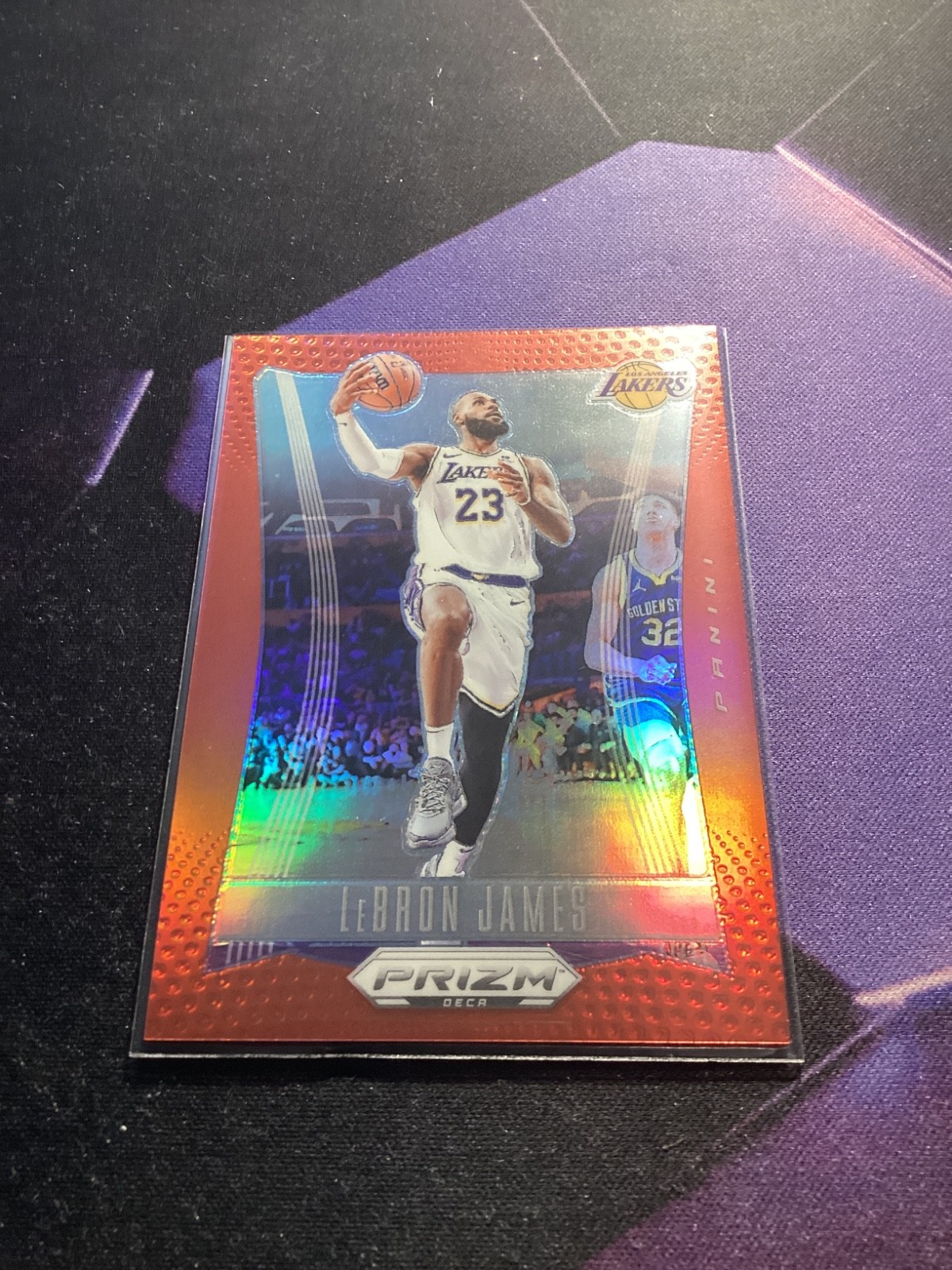 2023-24 Panini Prizm Deca Lebron James #145 Red /199