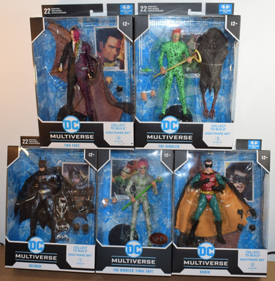 McFarlane DC BATMAN FOREVER Batman Robin Two-Face Riddler Figures - You ...