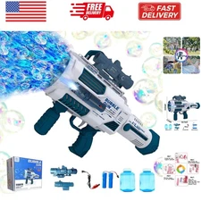 Automatic Gatling Bubble Gun,That Produces Thousands of Bubbles per Minute, S...