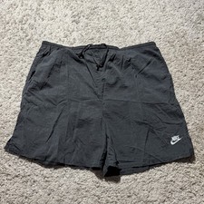 Vintage 1990s Nike Nylon Mesh Lined Soccer Track Shorts Medium Y2k Pockets