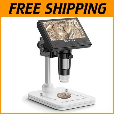 HD Digital Coin Magnifier, 1000x Zoom, 8 LED Lights, PC/Mac