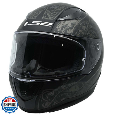 Ls2 Helmets Rapid Ii Full Face Motorcycle Helmet Crypt Matte Black - X-Large