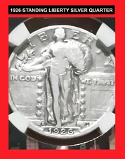 🪙 1926-S | 25c | STANDING LIBERTY SILVER QUARTER | ~ VF Details 🇺🇸