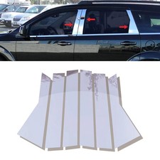 Chrome Window Pillar Posts Door Trim Cover Kit For Dodge Journey 2009-2020 Chrome Window Pillar Posts Door Trim Cover Kit For Dodge Journey 2009-2020