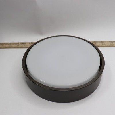 Meridian2 Black 7'' Semi-Flush Light Fixture