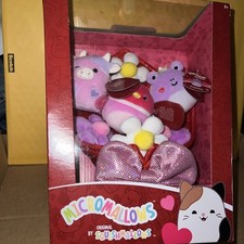 MICROMALLOWS SQUISHMALLOWS VALENTINES PLUSH BOUQUET  NEW 