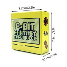 1Box 8 Bit Fantasy Tarot Deck Card Prophecy Divination Family Party Board Game