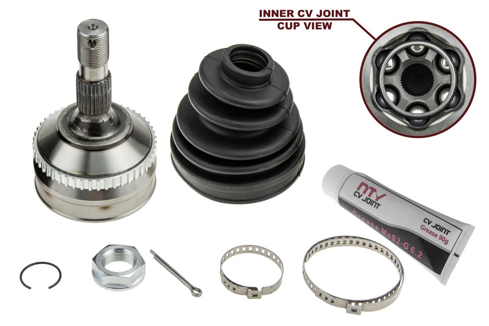 NTY CV Joint Drive Shaft Joint Kit NPZ-CT-007 for Citroën Peugeot - Image 6