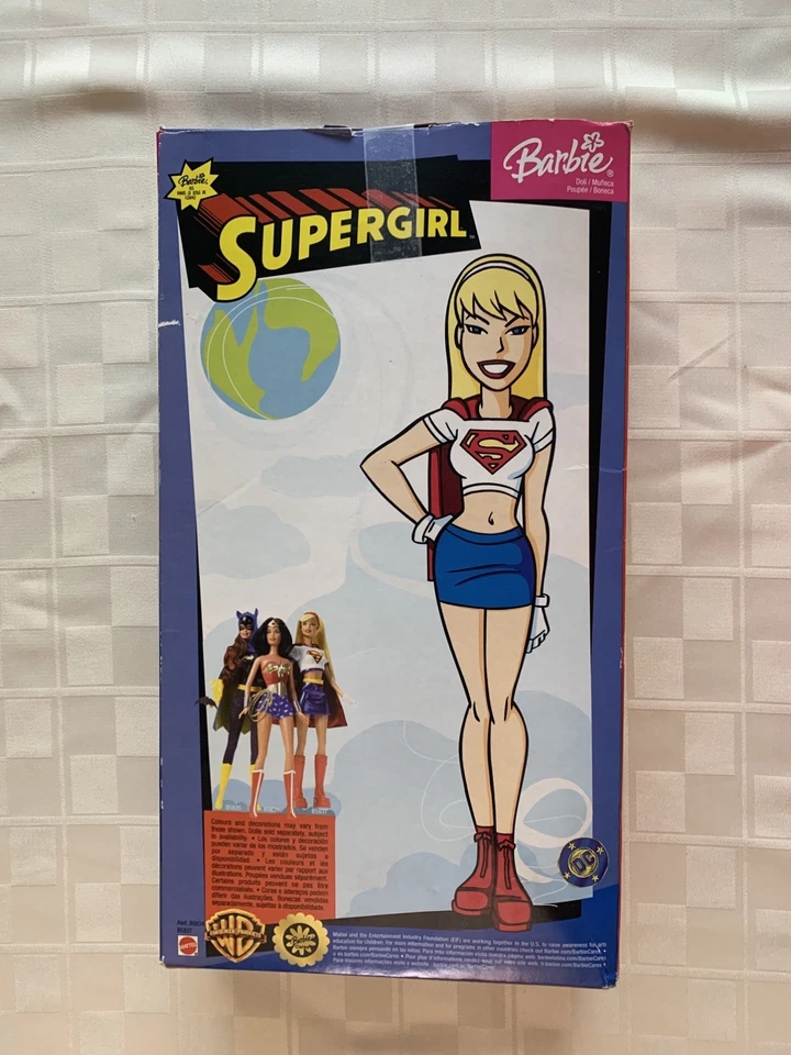 MUÑECA BARBBIE SUPERGIRL 2003 Mattel B5837 con llavero Foto 2 de 2