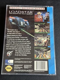 Loadstar: The Legend of Tully Bodine Sega CD Complete CIB VG Condition w/ Reg!