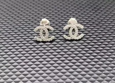 2 Ct Round Cut Simulated Diamond Fancy Women Stud Earrings 14k White Gold Plated