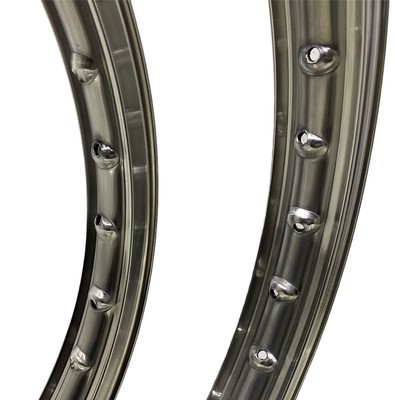 Cerchio In Alluminio Per Moto D'Epoca Fino Anni 70 - WM5 2,50 X 18, 36 Fori, Profilo H - Foto 5