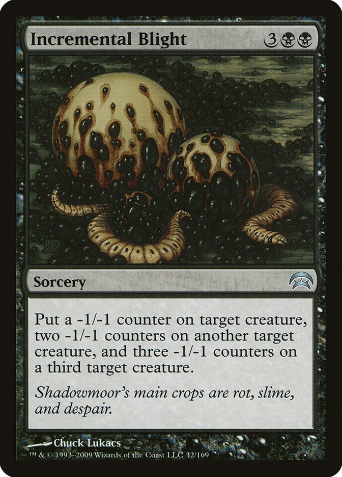 MTG Incremental Blight - Planechase #32 - Uncommon - Lightly Played