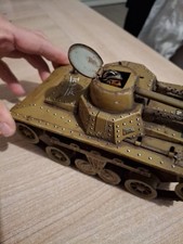 Jouet Ancien Char Tank WW1 Première Guerre En Tôle