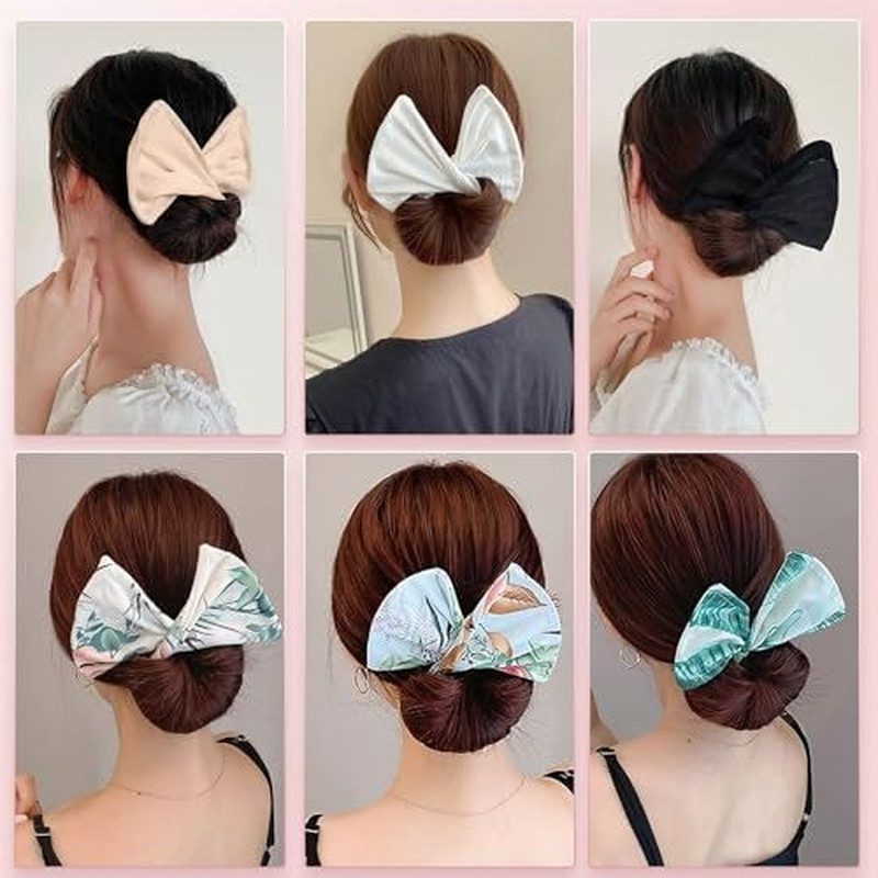 3PCS Hair Bun Maker Deft Twister French Twist Donut Curlers for Women & Girls