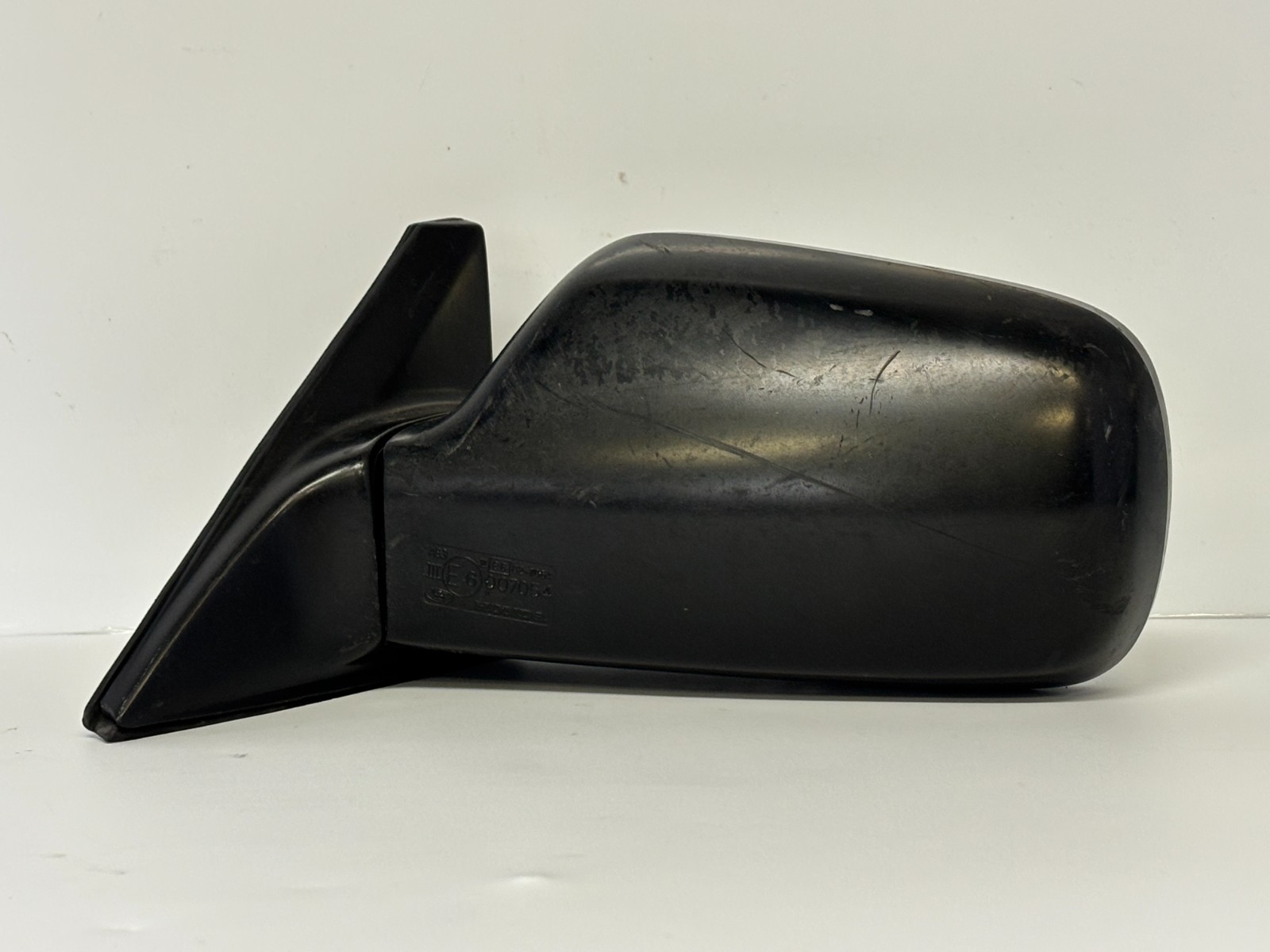 1988-1991 Honda Civic Driver Side Lever Adjust Side View Door Mirror Black