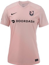 NIKE WOMENS ANGEL CITY FC 2024 AWAY JERSEY -  LARGE - J000533 - PINK - DOORDASH