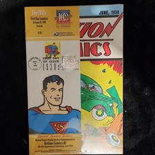 USPS Celebrate the Century 1930s Action Comics #1 32c First Day Issue 1998