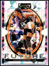 2025 Panini Select WNBA #21 Aaliyah Edwards Select Future Ice Connecticut Sun