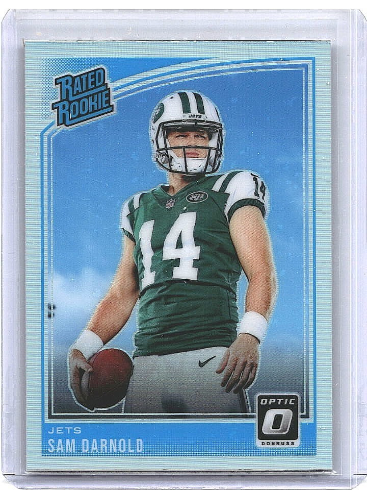2018 Sam Darnold Donruss Optic Holo Silver Rated ROOKIE CARD #151 RC Seahawks