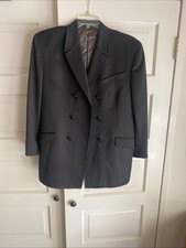 Thierry Mugler Blazer 100 Laine Wool 8R54 Taglia Needs Pressing